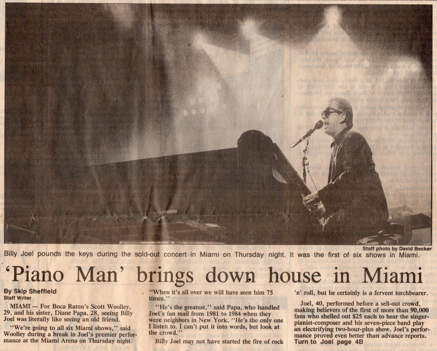 10 10 1989   Billy Joel Boca News